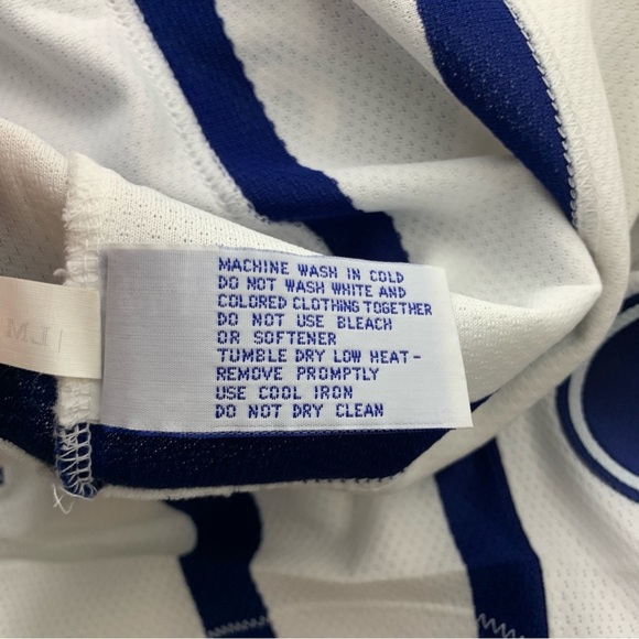 NHL Starter Jersey Vintage Size Medium Toronto Maple Leafs Mike Johnson 20 White - Picture 12 of 12